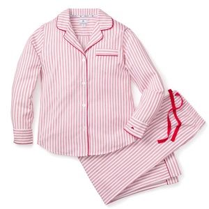 Petite Plume Red Ticking Pajama Set